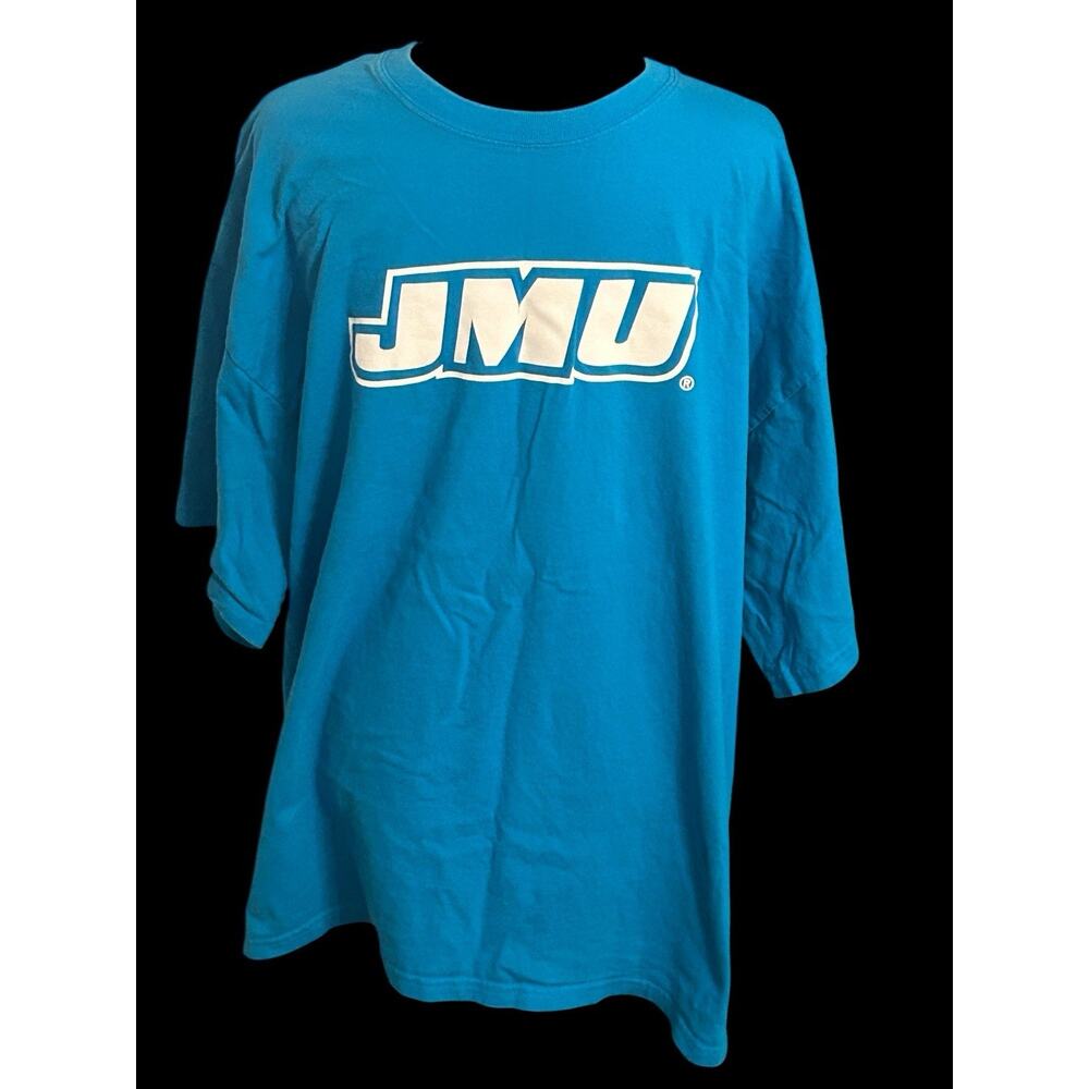 James Madison University Men's Blue T-shirt Size 2XL Dukes